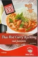 Thai Röd Curry Kyckling med Jasminris