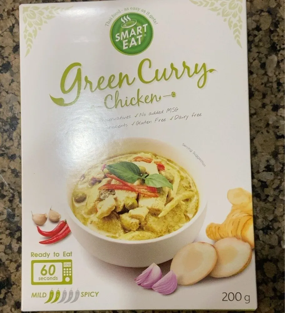 Green curry chicken