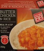 Butter chicken and rice