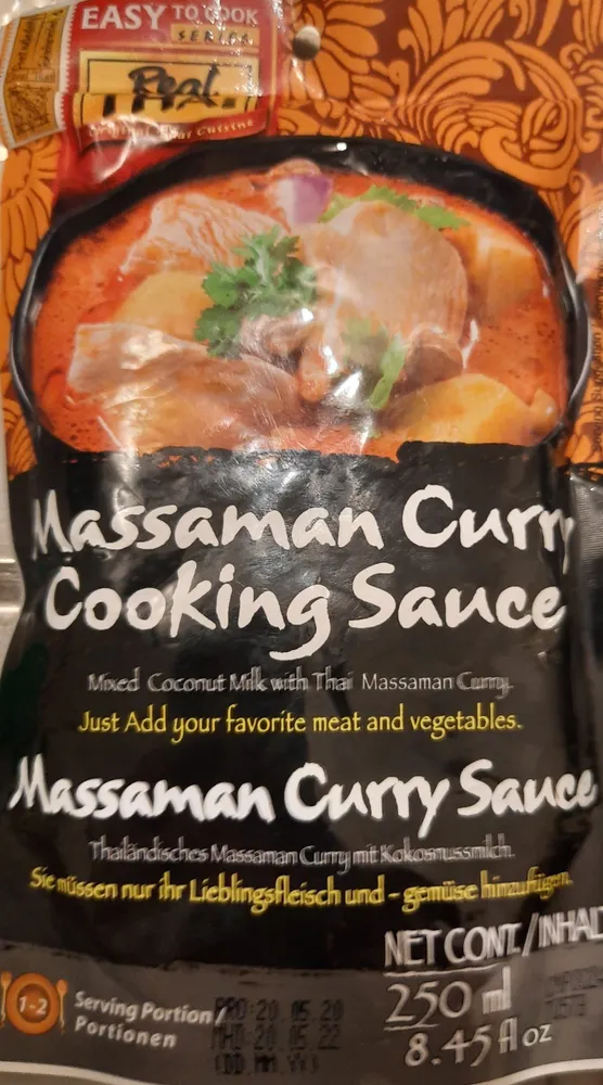 Massaman Curry Cooking Sauce