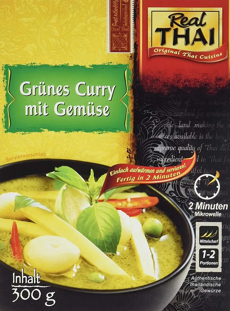 Grünes Curry mit Gemüse