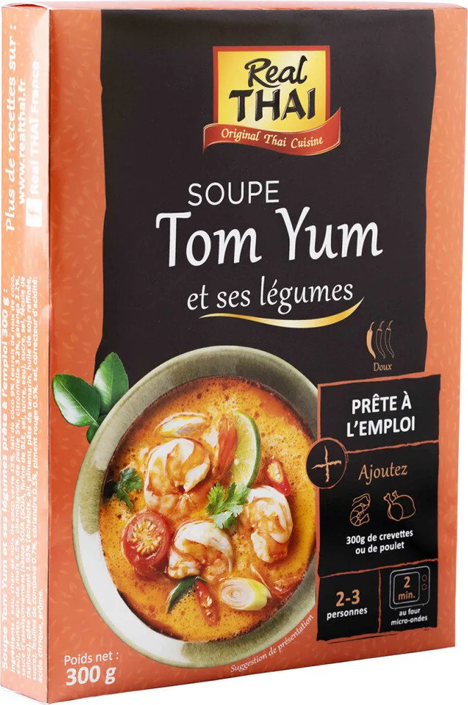 Soupe Tom Yum prête à l'emploi