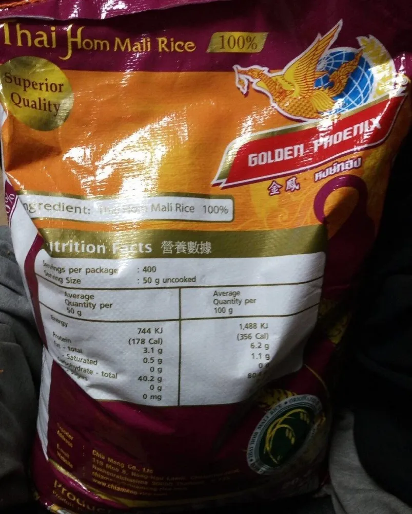 Thai hom mali rice