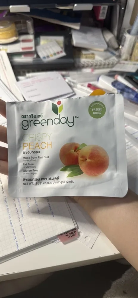 Crisp peach