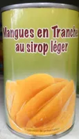 Mangues en tranches au sirop léger