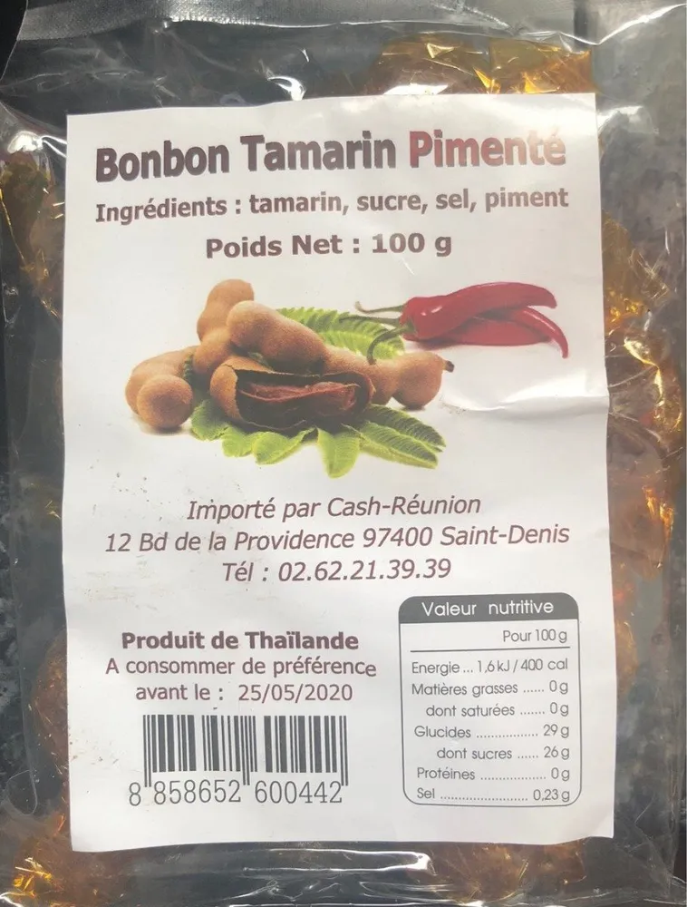 Bonbon tamarin pimenté