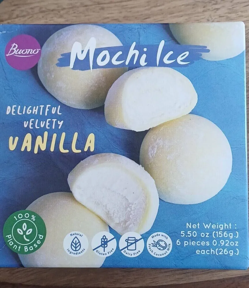 Mochi Ice Dessert Vanilla