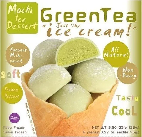 Buono Mochi Ice Dessert Green Tea