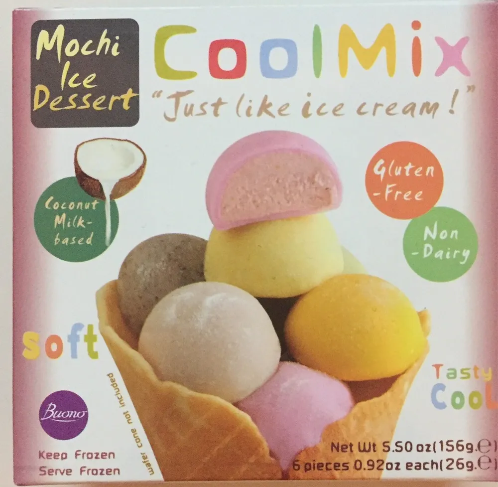 Mochi Ice-Assorted (Mango, Vanilla, Strawberry, Chocolate, Green Tea, Black Sesame)