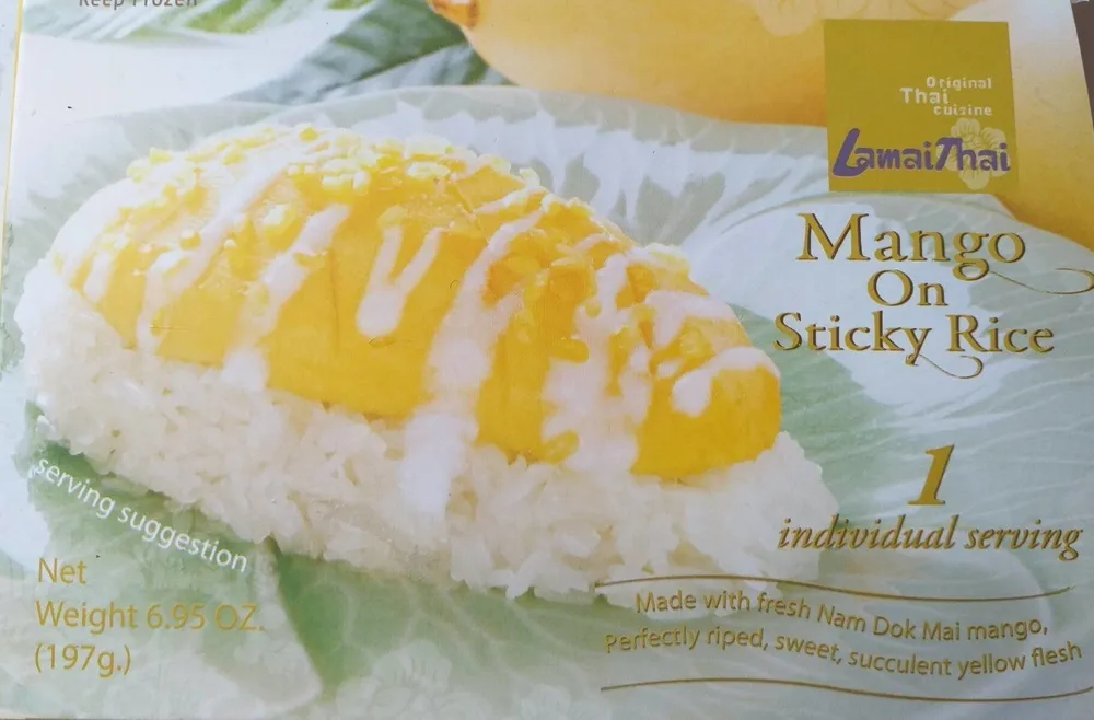 Mango on stricky rice