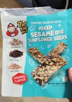 Tempura seaweed with mixed sesame and sunflower seeds