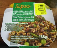 Riz Germé au Curry Vert