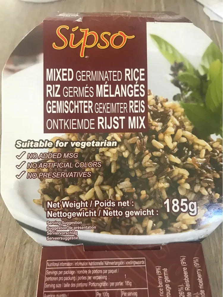 Riz germes melanges