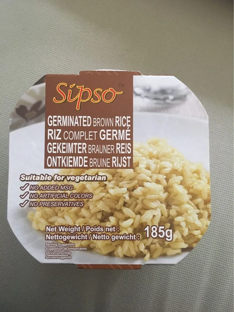 Riz complet germé