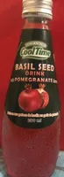 Basil Seed drink with pomegranat