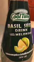Basil seed drink with melon flavour