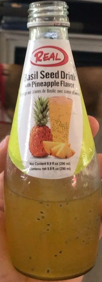 Pineapple basil seed drink