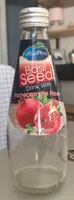 Basil seed drink with pomegranate flavor