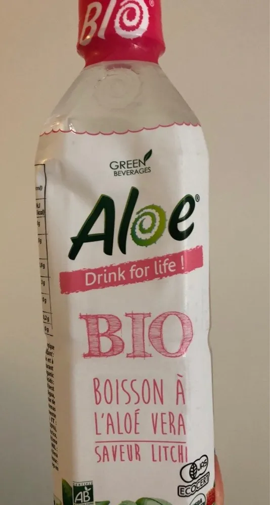 Boisson à l'aloé vera saveur litchi