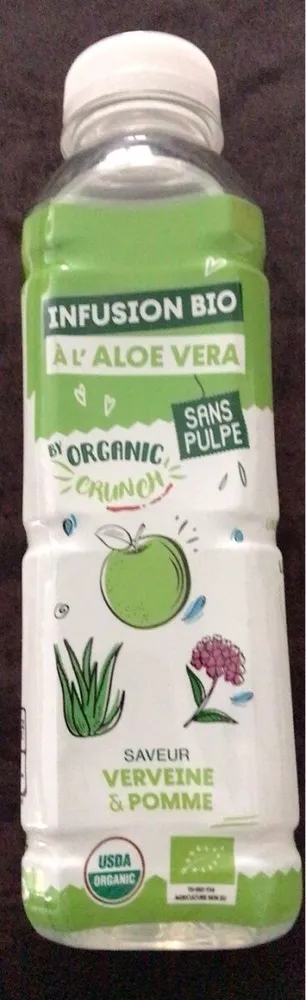 Infusion bio a l’aloe vera saveur verveine et pomme