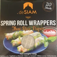 Spring Roll Wrappers - Thai Rice Papers - Cialde Di Riso