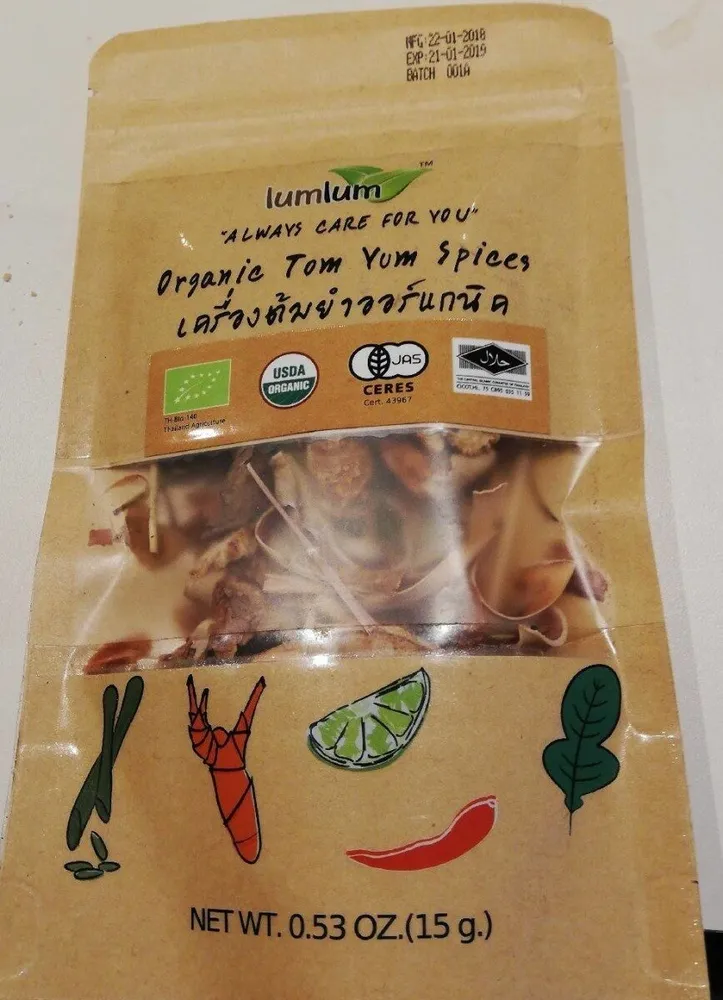 Organic Tom Yum Spices