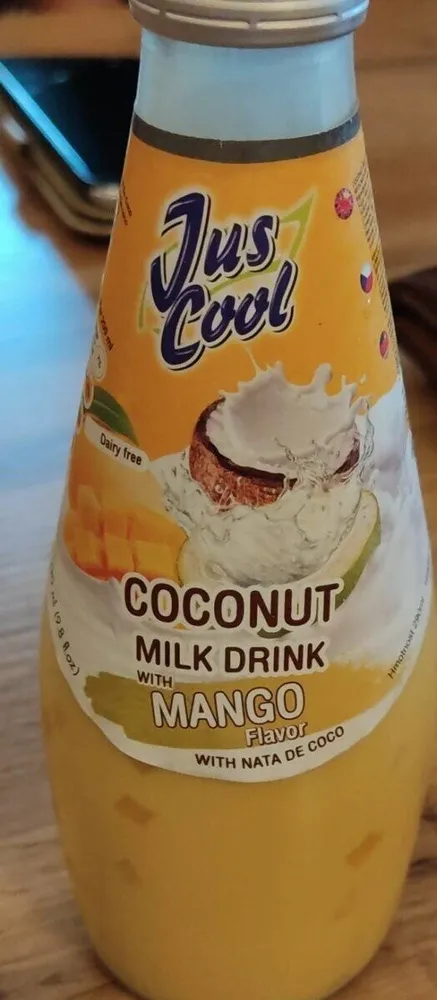 Coconut milk drink with Mango