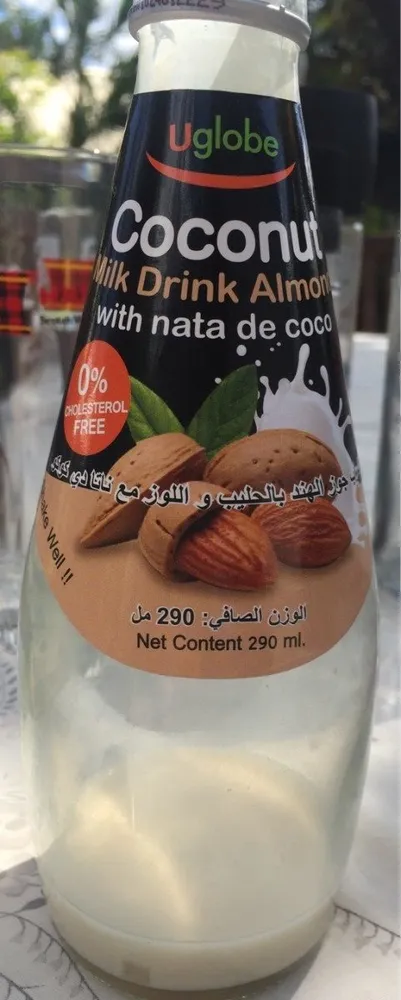 Coconut Milk Drink Almond with nata de coco
