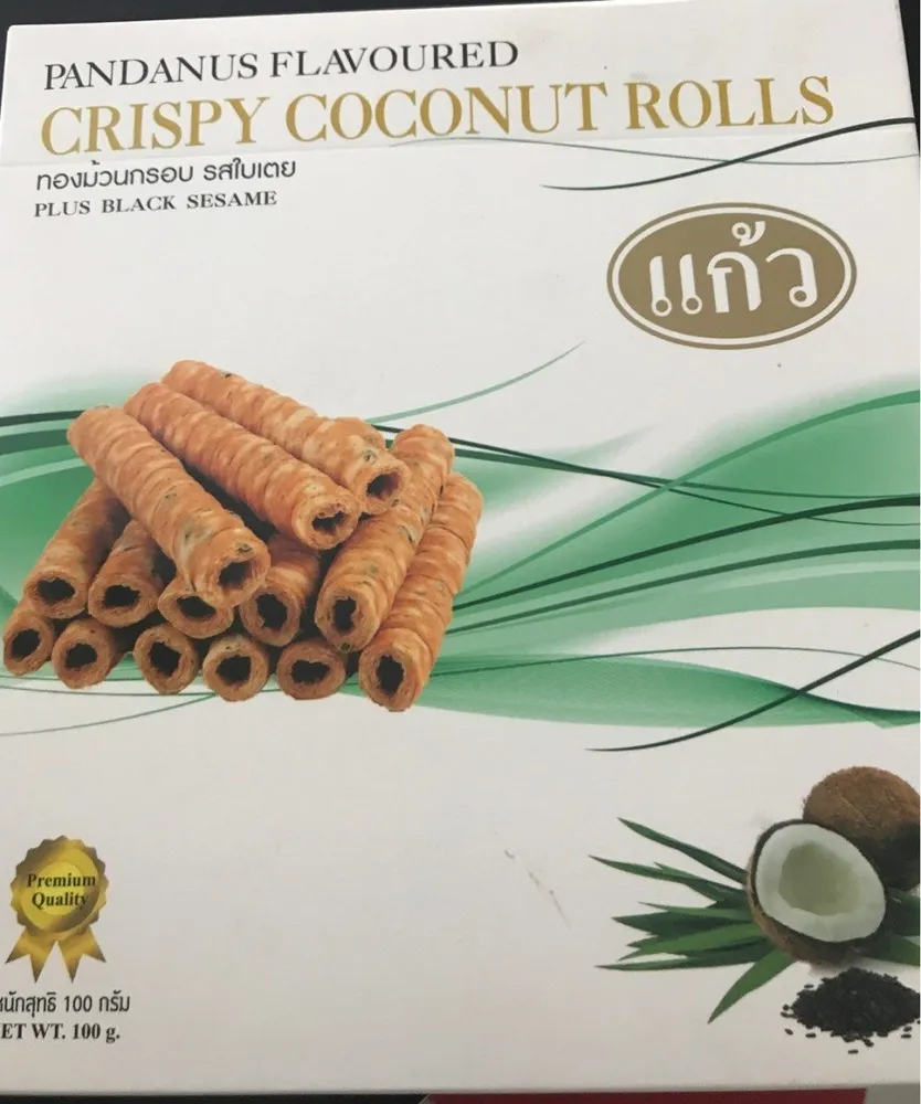 Crispy coconut rolls