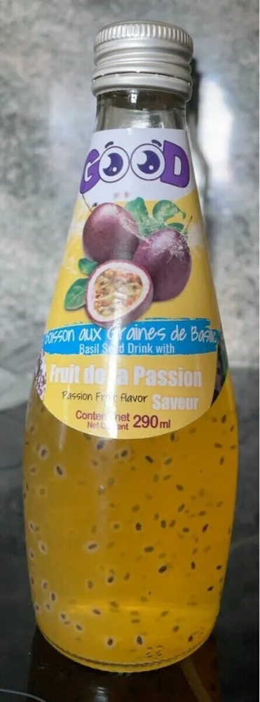 Boisson aux graines de basilic