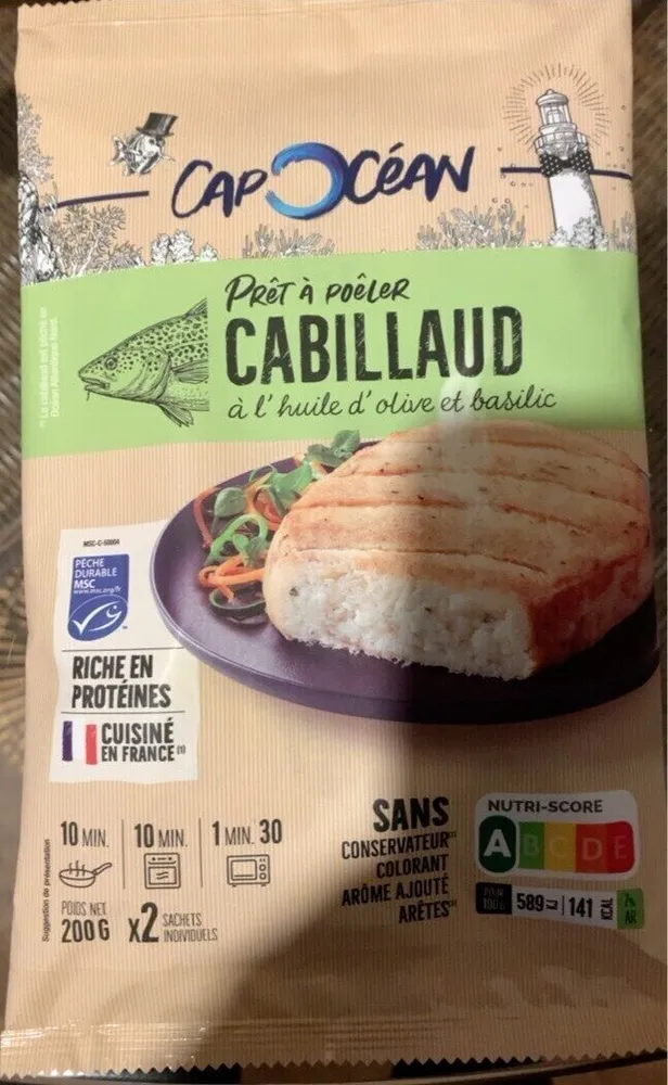 Prêt à poêler cabillaud