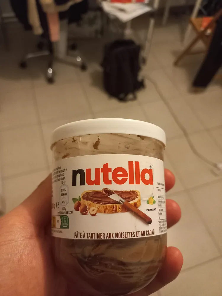 Crêpe à tartiner aux noisettes et au cacao