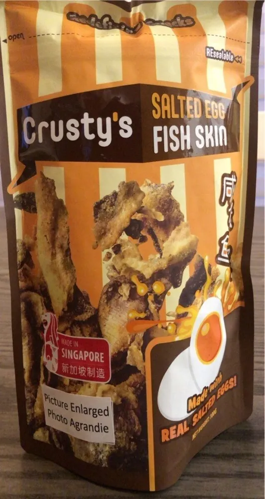 Crusty’s saltes egg fish skin