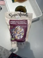 Wholegrain Breakfast Cereal Purple Corn Flakes + Quinoa + Mulberries