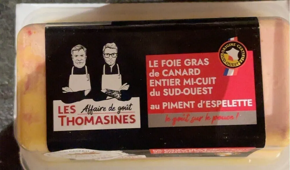 Foie gras de canard entier mi cuit