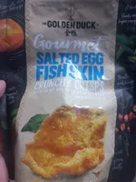 Gourmet Salted Egg Fish Skin Crunchy Crisps