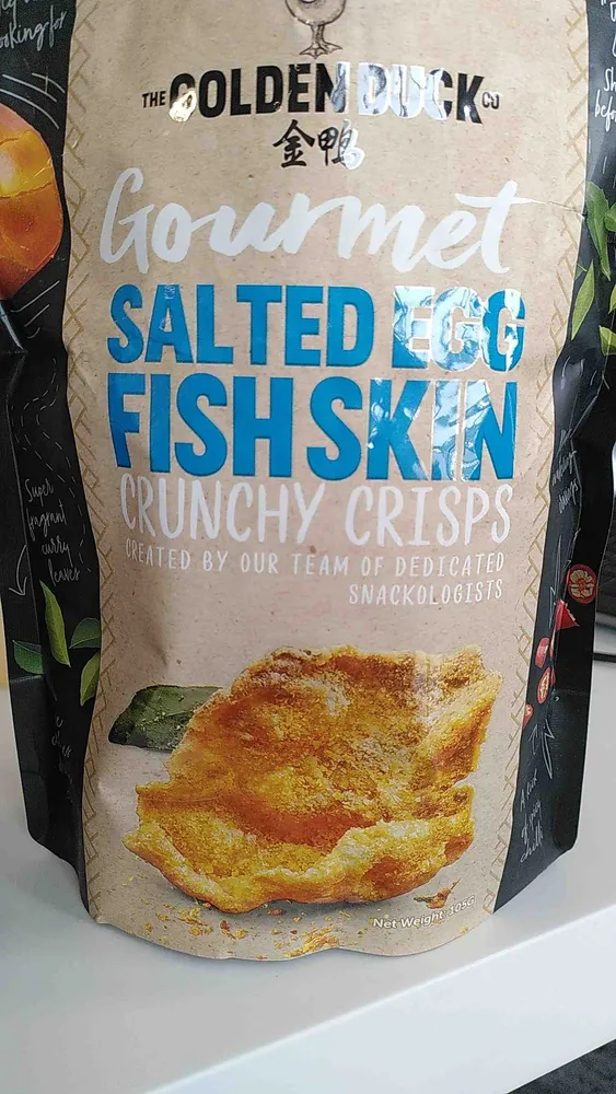 Salted egg fishskin