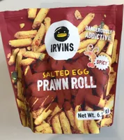 Irvins salted egg prawn roll spicy