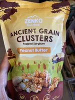 Ancient Grain Clusters Popped Sorghum Peanut Butter
