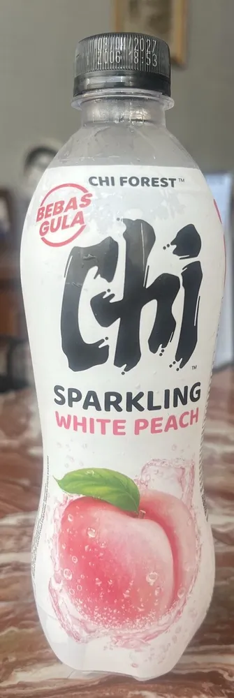 Sparkling water white peach 480ml