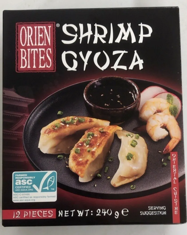Shrimp gyoza