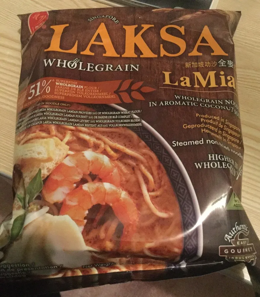 Prima Taste Singapore Laksa Wholegrain La Mian