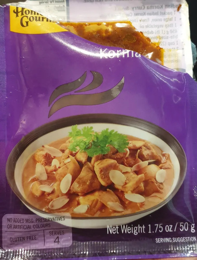 Würzpaste Korma Curry / Pâte d'épices pour Korma Curry
