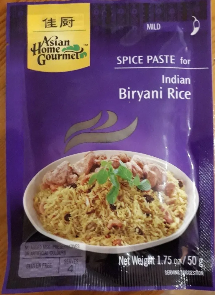 Spice paste for Indian Biryani Rice