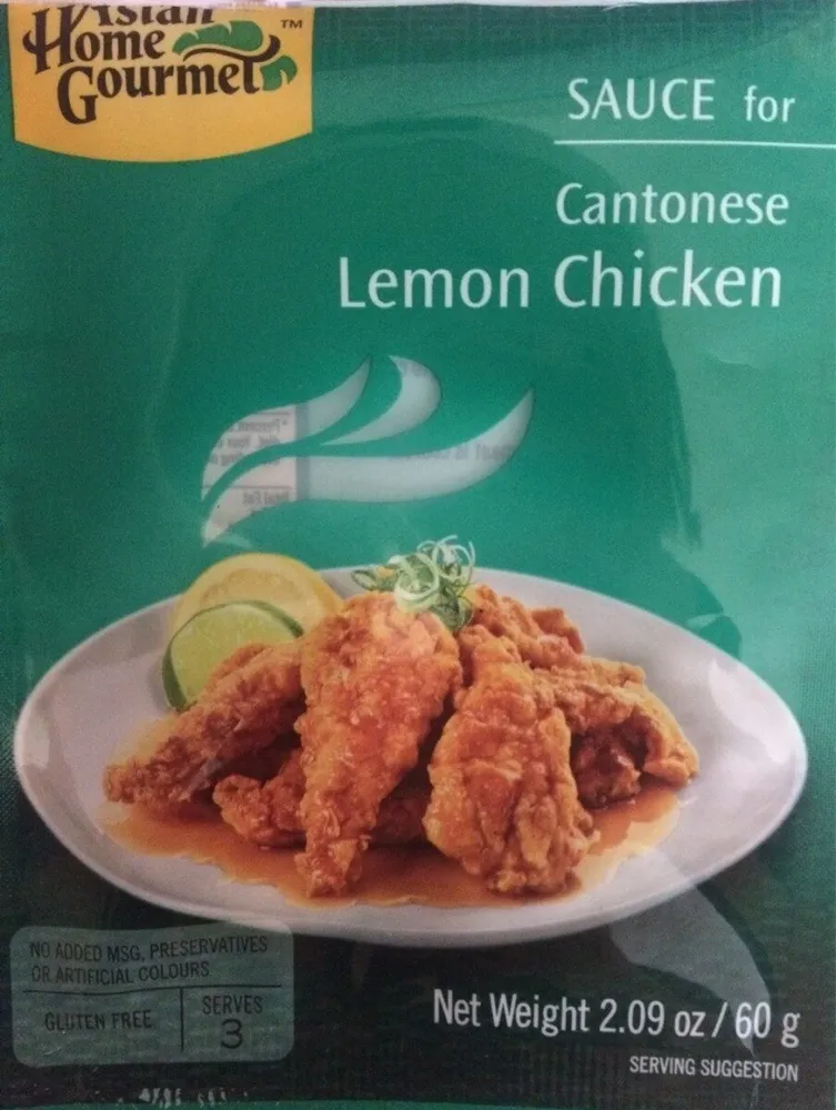 Sauce for cantonese lemon