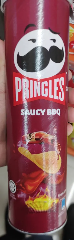 pringles saucy bbq 134g