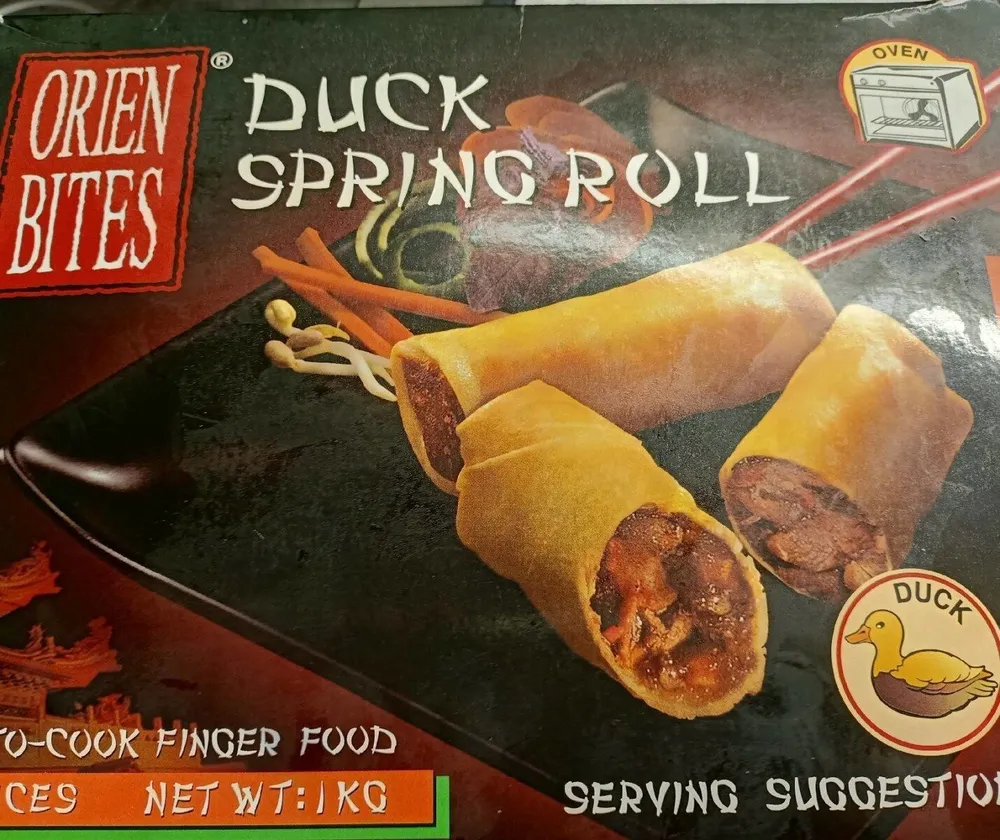 Duck spring roll