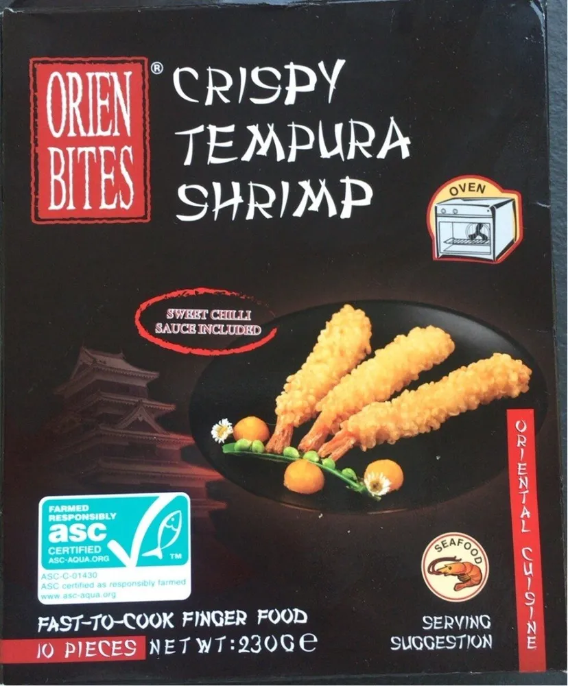 Crispy tempura shrimp