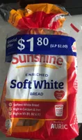 Enriched soft white bread with palm oil