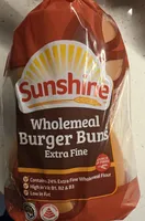 Extra Fine Wholemeal Burger Buns